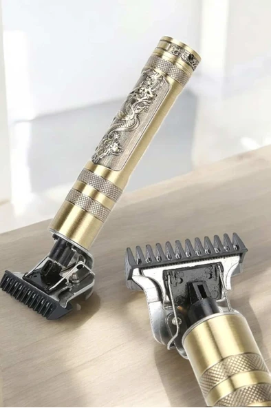 Profesyonel Şarjlı Saç ve Sakal Şekillendirici Çizik Tıraş Makinesi - Resim 5