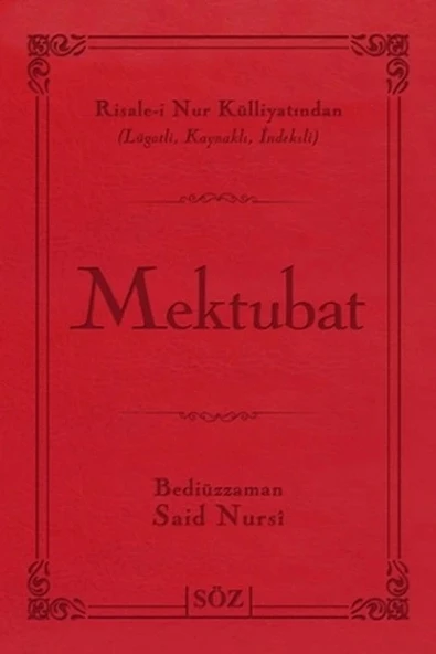 Mektubat (Büyük Boy - İki Renk) ürün görseli