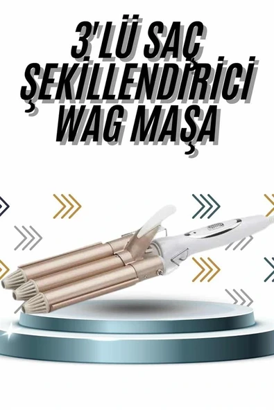 Wag Maşa Profesyonel Saç Şekillendirici İyon Özellikli Isı Kademeli - 2