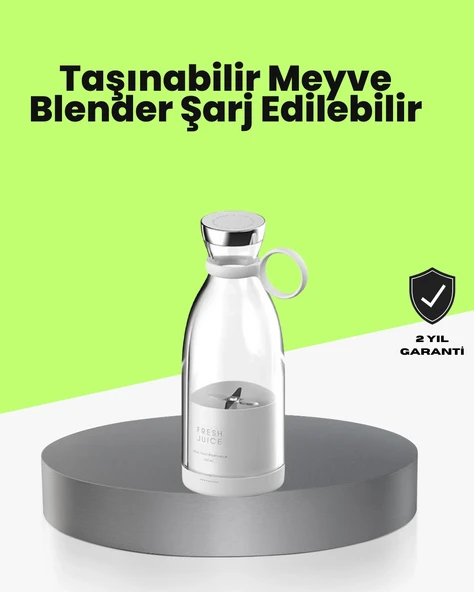 4 lı Gıda Sınıfı Paslanmaz Çelik Taşınabilir Blender