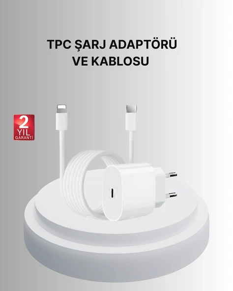 Yeni Nesil 20W USB-C Hızlı Şarj Cihazı iOS Tam Uyumlu - 1