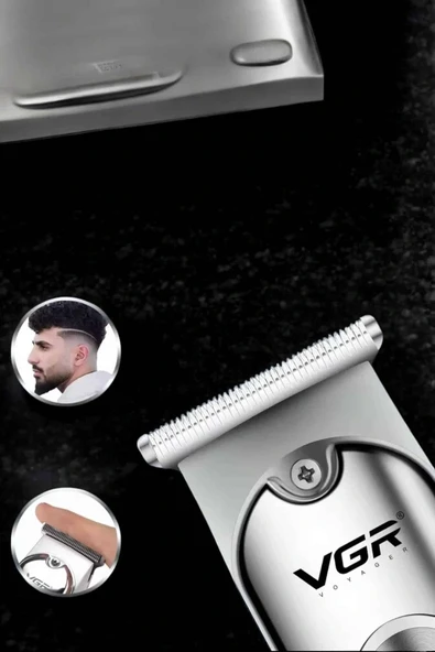 Tıraş Makinesi Paslanmaz Çelik Taraklı Güçlü Motor - 4