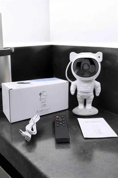 Astronot Görünümlü Projeksiyon Speaker Taşınabilir - 5