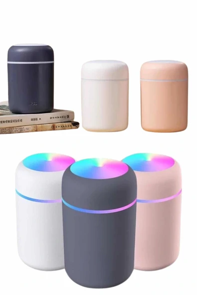 Rgb Işıklı Ulrasonik Ledli Hava Nemlendirici Buhar Makinesi Buhardanlık - 2