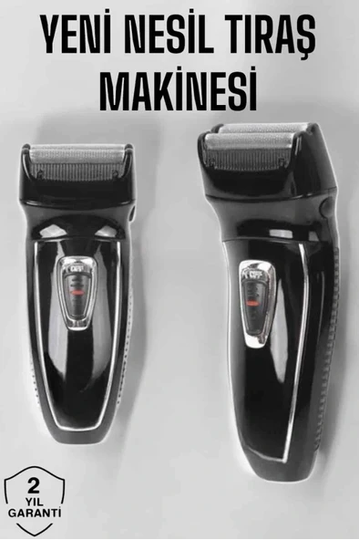 Şarjlı Paslanmaz Çelik lı ve Kablosuz Saç Sakal Tıraş Makinesi ürün görseli 1