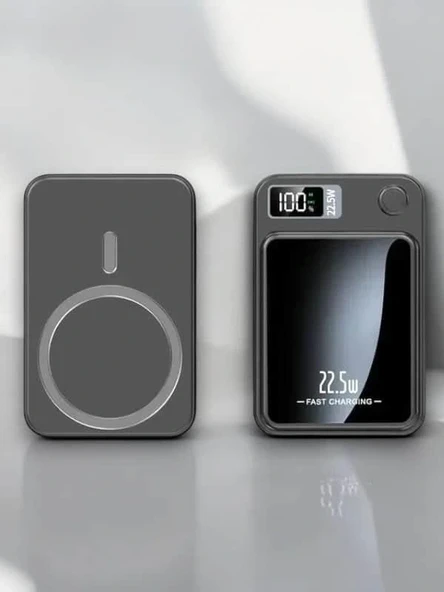 10.000 mAh Wireless Şarjlı Powerbank - 5