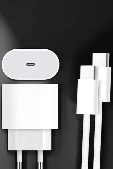 Güç Adaptörü ve Kablosu Şarj Aleti 15/15 Pro Max Uyumlu Hızlı Şarj - 5