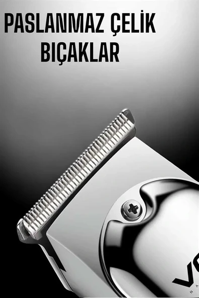 Tıraş Makinesi Paslanmaz Çelik Taraklı Güçlü Motor - Resim 5