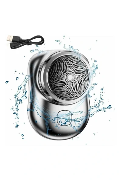 Mini Sıfır Sakal Yanak Tıraş Makinesi USB Şarjlı Sıfır Sakal Taşınabilir Korumalı - Resim 3