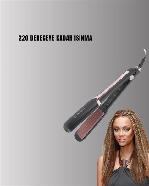 DEMPOWER DP-134 Saç Tost Makinesi – Kolay Kullanım, Hızlı Sonuç, Uzun Süre Kalıcılık - Resim 2