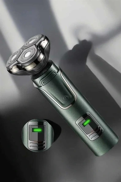 3 Başlıklı Profesyonel Saç ve Sakal Bakım Seti Vücut, Burun ve Kulak Tüy Alma - Resim 4