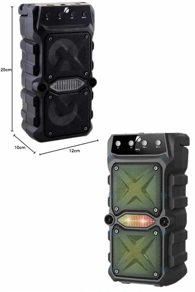 Ses Bombası Kablosuz Bluetooth Hoparlör Çift Çıkışlı Yüksek Ses Kaliteli Hoparlör - 5