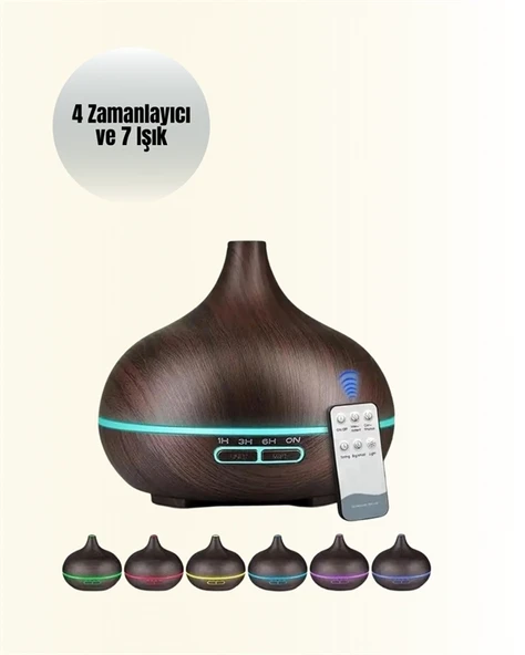 550 ml Kapasiteli Ultrasonik Difüzör – Yağsız Nemlendirici Kullanımıyla Uyumlu - 5