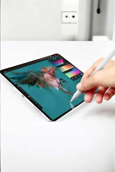 Tablet Kalemi Stylus Pen Dokunmatik Kalem Android Ve İOS Uyumlu Şarjlı - 4