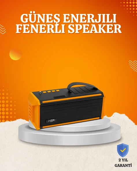 Taşınabilir J-IPOX P520 1200 mAh Bluetooth Hoparlör Mikrofonlu ürün görseli