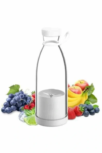 Taşınabilir Kablosuz Şarjlı Kişisel Smoothie El Blender Mini Meyve Sıkacağı - 2