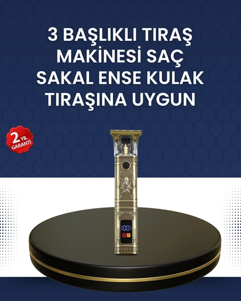 Burun ve Kulak İçin 2’si 1 Arada Tıraş Başlıklı Cihaz ürün görseli 1
