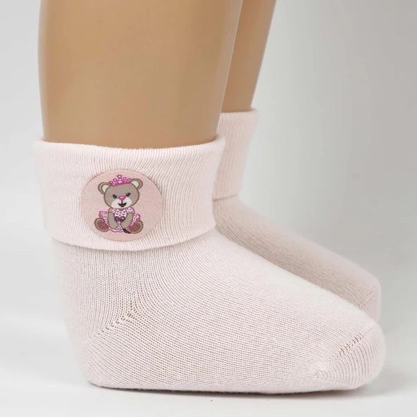 Katamino Bukre Aks Kız Bebek Soket Çorap K46292 Asorti - 2