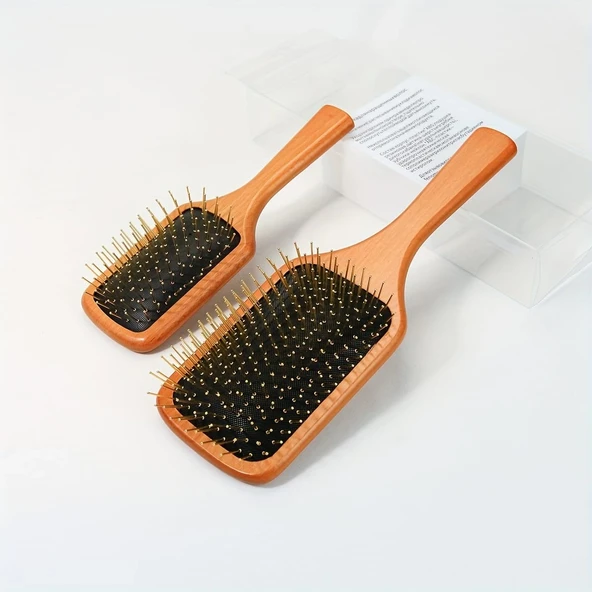 Çelik İğne Uçlu Bambu Tarak 21cm 12'li Paket ürün görseli