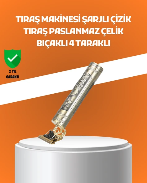 4 Başlıklı Suya Dayanıklı Saç Kesme Makinesi ürün görseli 1