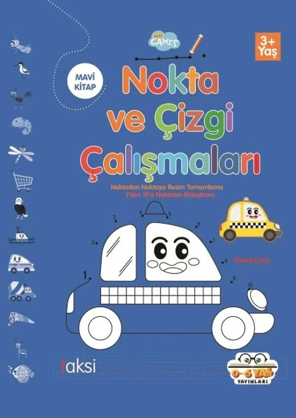 Nokta ve Çizgi Çalışmaları Mavi Kitap ürün görseli
