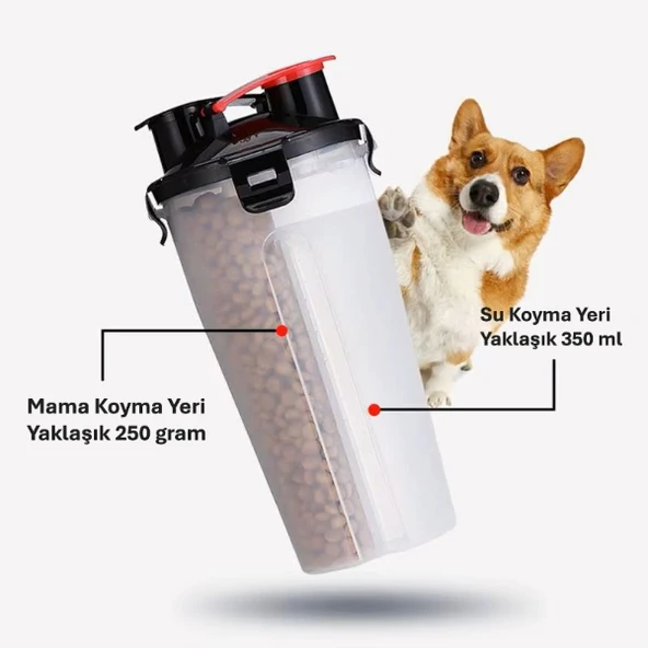 Evcil Hayvan Mama ve Su Taşıma Seti - Resim 3