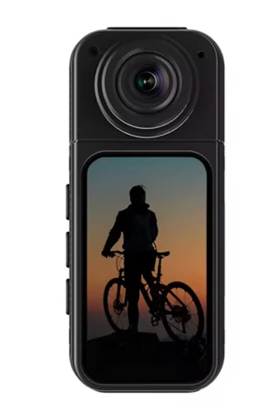 S70 Mıknatıslı Yaka Kamerası Hd Kalite, 30 Fps, Kolay Bağlantı, Boyun Askısı 2.7k Siyah - 1