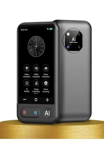 Kameralı 140 Dilde Wifi Özellikli Translator Elektronik Çeviri Cihazı Türkçe Menü
