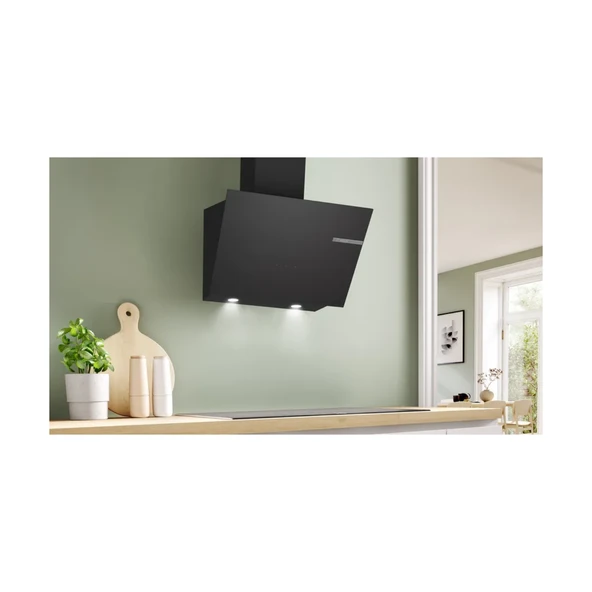 Bosch DWK66PJ60T Siyah Duvar Tipi Davlumbaz - Resim 2