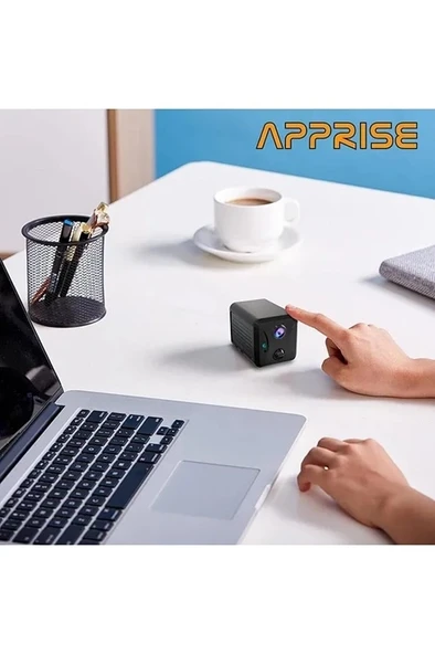 Mini Pır Sensörlü Algılamalı Sesli Konuşmalı 1080p Hd Wifi Kamera - 3