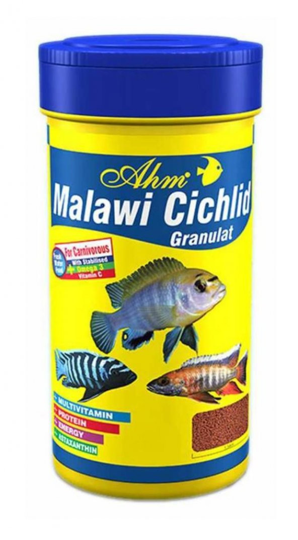 Ahm Malawi Cichlid Granulat Balık Yemi 1000 ml