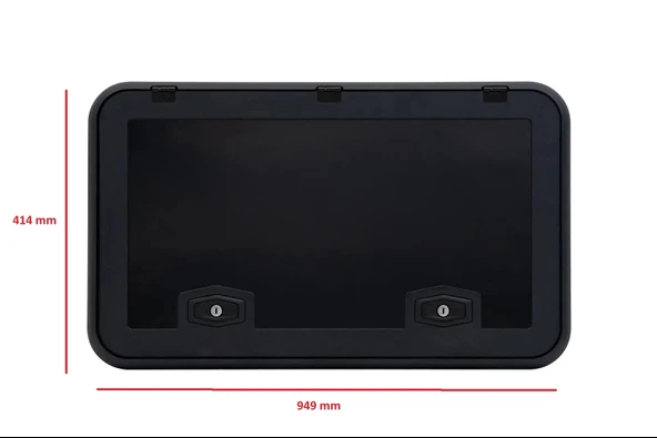 Einstein Eİ-PHD2-M 681x415mm Siyah Servis Kapağı - 2