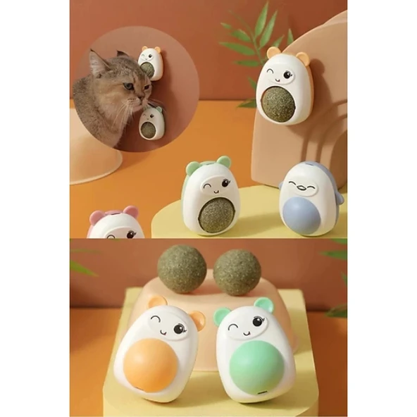 Ayıcıklı Kedi Otu Yalama Topu - Resim 3