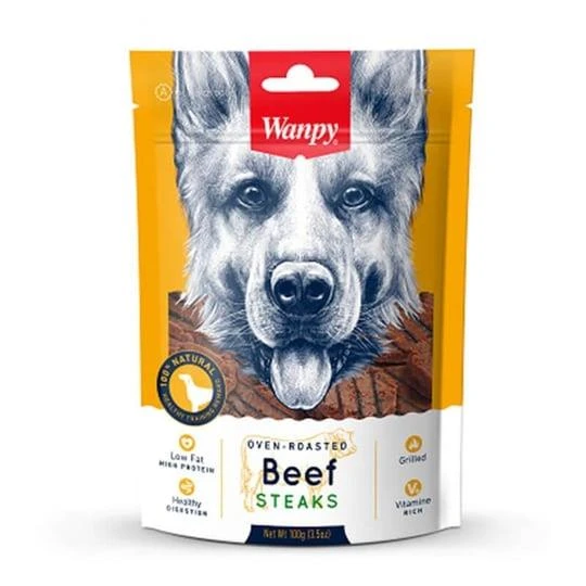 Wanpy Izgara Dana Biftek Köpek Ödülü 100gr - 1