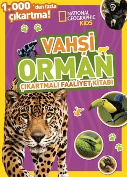 National Geographic Kids Vahşi Orman Çıkartmalı Faaliyet Kitabı ürün görseli