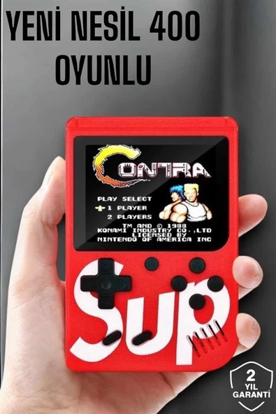 Çocuklara Özel SUP 400 Oyunlu Mini Oyun Konsolu - 2