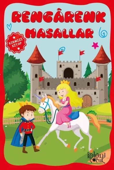 Çocuklar için Hayal ve Odak Geliştirici Rengarenk Masallar Kırmızı Kitap ürün görseli 1