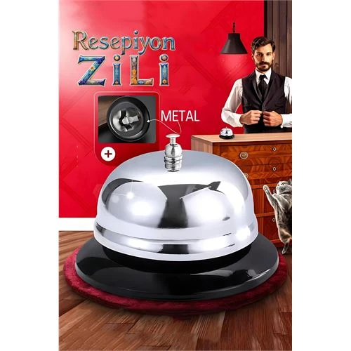 Modacar Resepsiyon Zili  - Resepsiyon ve Restoran İçin Zil - Resepsiyon Çağrı Zili - 1