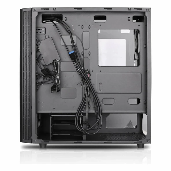 GameBooster GB-X51 USB 3.2 RGB ATX Mid Tower Siyah Kasa - Resim 6