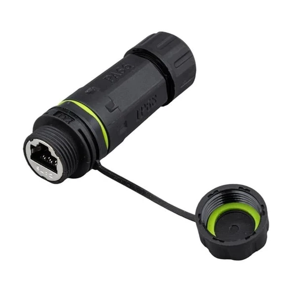 PowerMaster PM-24592 Dişi - Dişi IP68 Su Geçirmez RJ45 Konnektör
