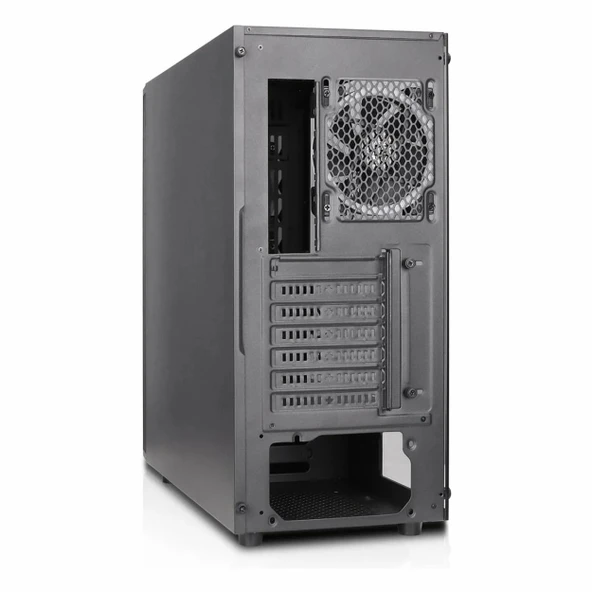 GameBooster GB-X51 USB 3.2 RGB ATX Mid Tower Siyah Kasa - Resim 5