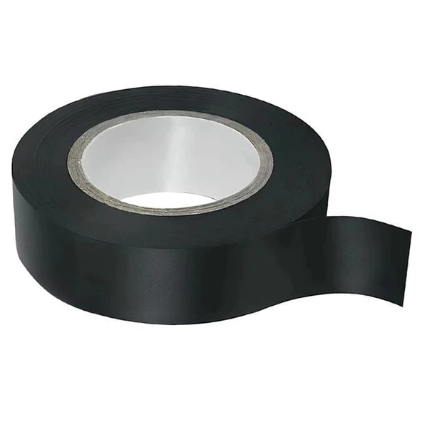 Globe NO2133 19mm 25Yrd Vinil Alev Yürütmeyen İzole Bant 23 Metre Siyah Tekli