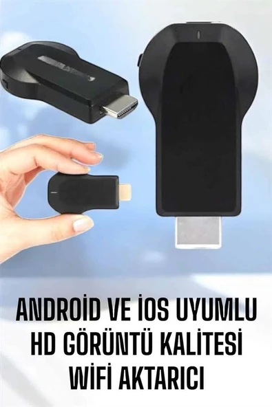 M9 Plus Hdmi Kablosuz Görüntü Ve Ses Aktarıcı HD Görüntü - Resim 3