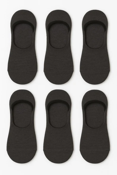 Plus Scorpion Erkek Pamuklu Babet Çorap 6’lı Paket – 40-44 Numara – Kaymaz – Günlük ve Spor Kullanım - Resim 3