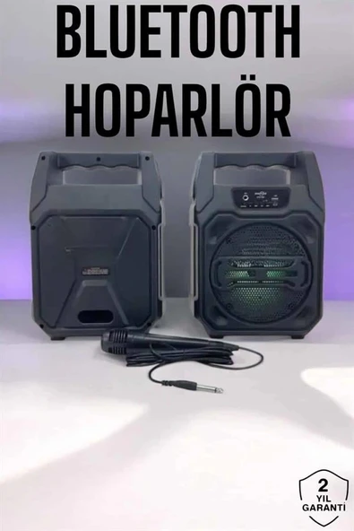 6.5 İnç Kablosuz Hoparlör Bluetooth Bağlantılı Yüksek Ses Kaliteli - Resim 2