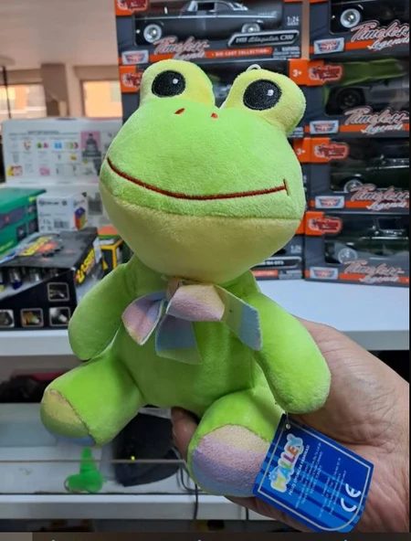 Oyuncak Peluş Sevimli Uyku Arkadaşı Kurbağa 20 cm - 1