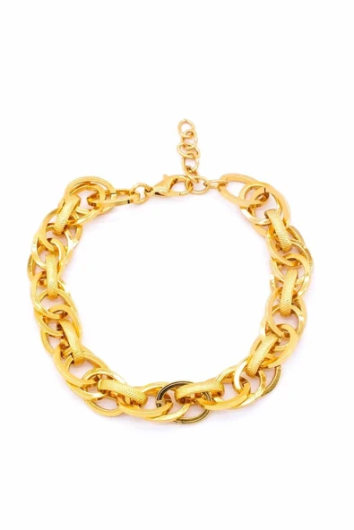 22 Ayar Altın Kaplama Samanyolu Şık Bayan Bileklik Blk-111 ürün görseli