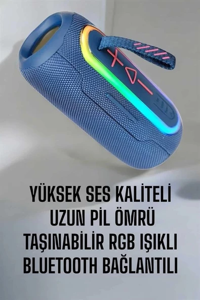 Bluetooth Hoparlör Kablosuz Yüksek Ses Kaliteli Şarj Edilebilir - Resim 5