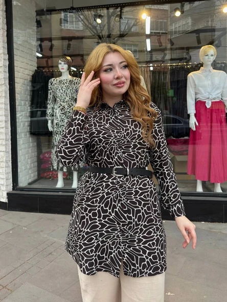 Desenli tunik gömlek