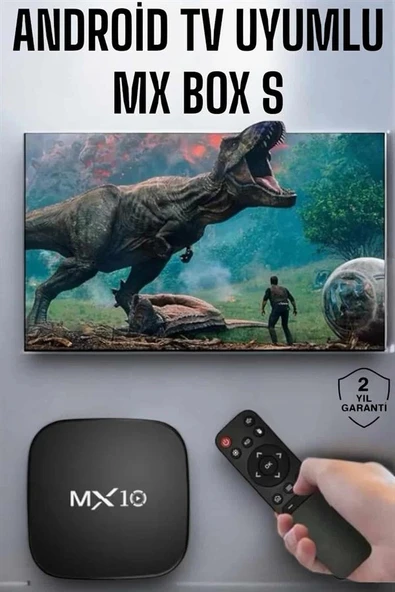 4K TV Uyumlu HD Çözünürlüklü Mx Box S 8 GB - Resim 2